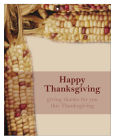 Just Corn Thanksgiving Rectangle Hang Tag 3.25X4